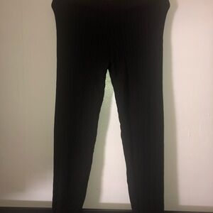 AKIRA Black Textured Pants